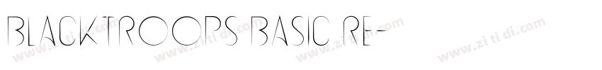 Blacktroops Basic Re字体转换